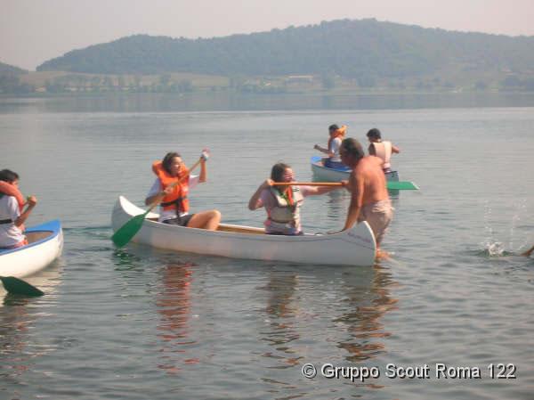 2007 – Reparto Altair  – Uscita in canoa